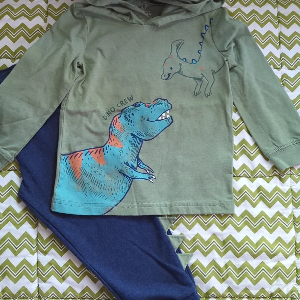 2 Adorable Dinosaur Outfits (Lightweight) - Picture 2 of 5